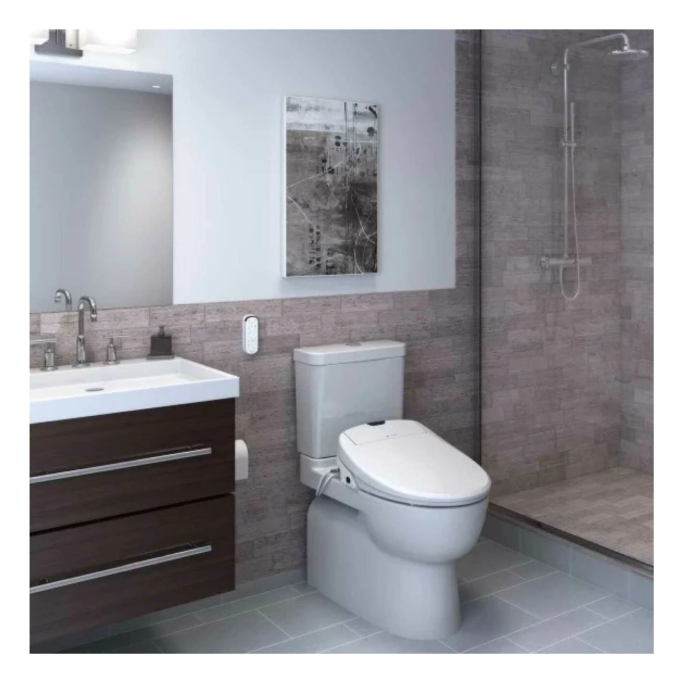 Brondell Swash 1400 elongated bidet seat S1400-EW