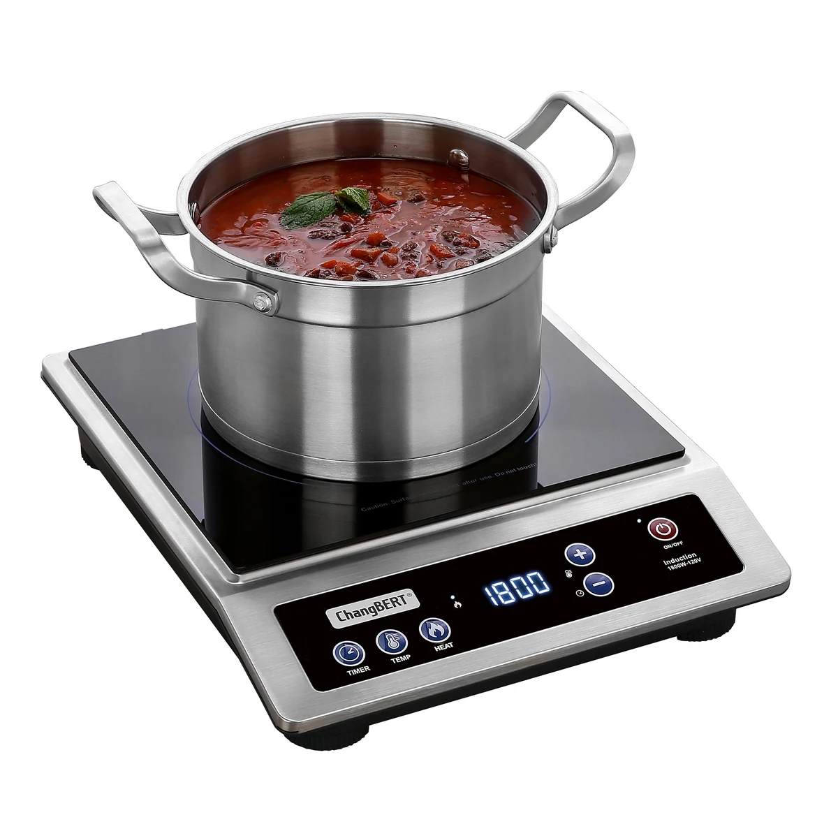 ChangBERT Commercial 1800W induction cooktop