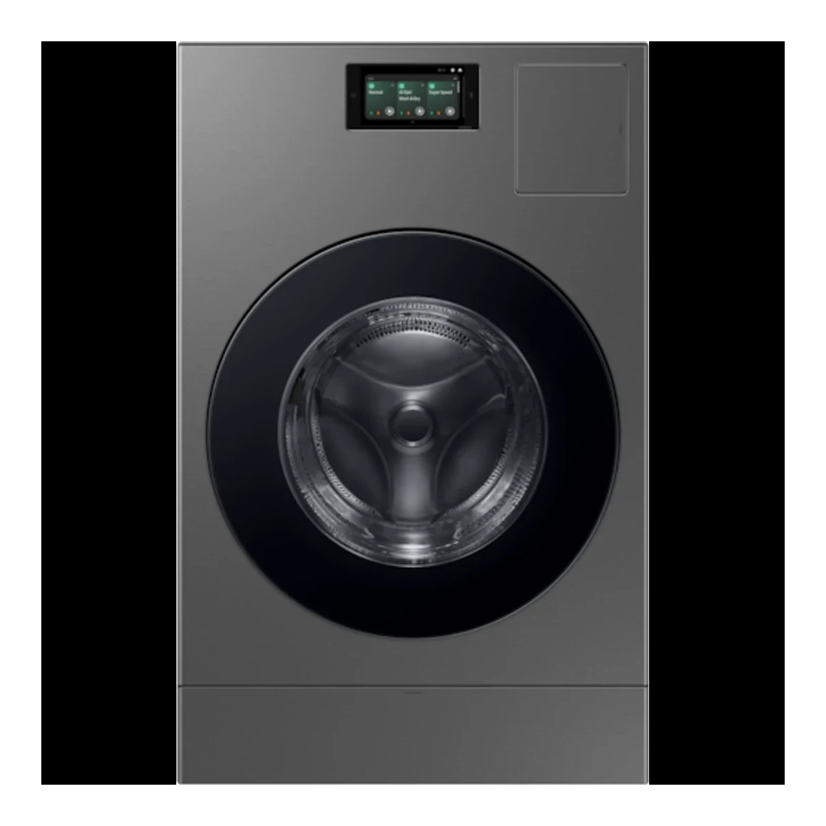 Samsung Bespoke AI Laundry Combo WD53DBA900HZA1 in dark steel